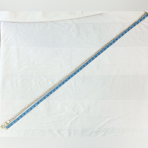 H&M Metallic Gold Braided Women's Belt - Picture 6 of 7